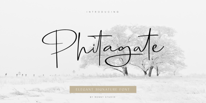 Phitagate Font Poster 1