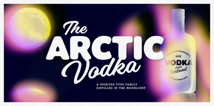 Vodka Font Poster 1