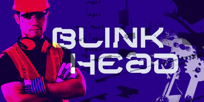 BlinkHead Font Poster 7