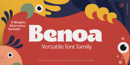 Benoa Font Poster 1