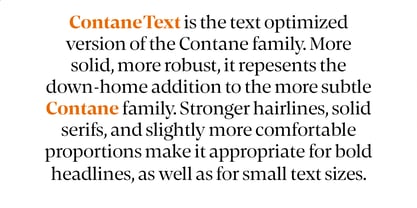 Contane Text Font Poster 7