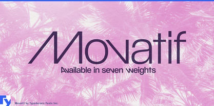 Movatif Font Poster 1