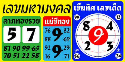 Huai Thai Font Poster 6