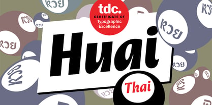 Huai Thai Font Poster 1