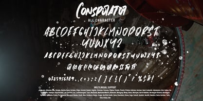Conspirator Font Poster 7