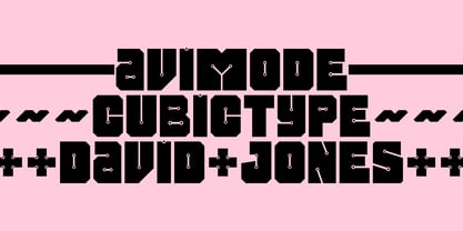 Avimode Font Poster 1