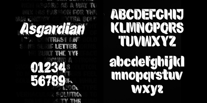 Asgardian Font Poster 7