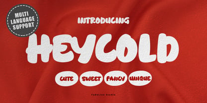 Heycold Font Poster 1