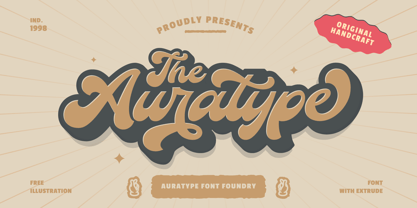 The Auratype Font Poster 1