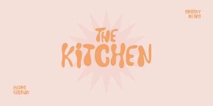 The Kitchen Font Poster 1