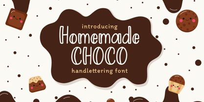 Homemade Choco Font Poster 1