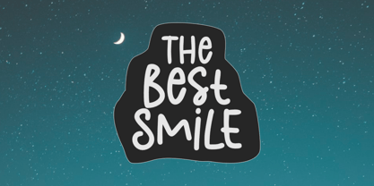 The Best Smile Font Poster 1