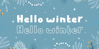 Winter Dairy Font Poster 3