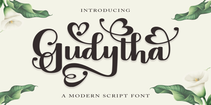 Gudytha Font Poster 1