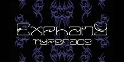 Exphany Font Poster 1