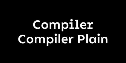 Compiler Font Poster 8