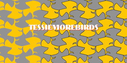 TessieMoreBirds Font Poster 5