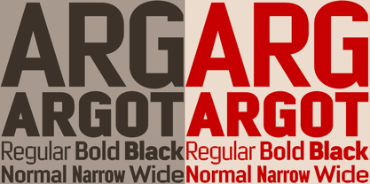 Argot Font Poster 8