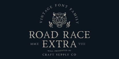 Road Race Extra Font Poster 5