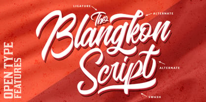 Blangkon Script Font Poster 9