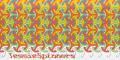TessieSpinners Font Poster 5