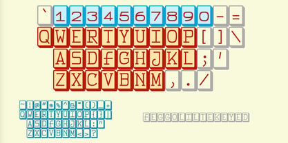 FeggoliteKeyed Font Poster 2