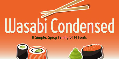 Wasabi Condensed Font Poster 5