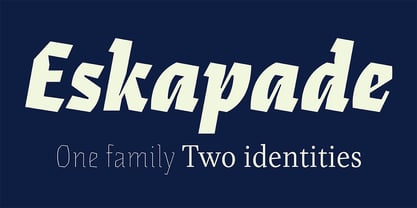 Eskapade Font Poster 1