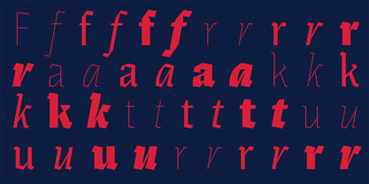 Eskapade Font Poster 11