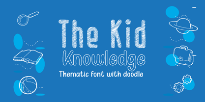 Kid Knowledge Font Poster 7