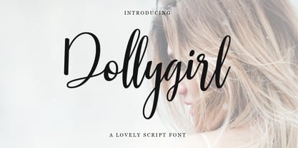 Dollygirl Script Font Poster 6