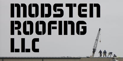 Modsten Font Poster 4