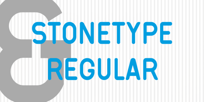 Stonetype Font Poster 5