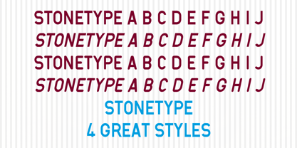Stonetype Font Poster 8