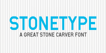 Stonetype Fuente Póster 10