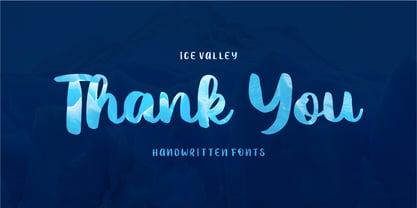 Ice Valley Font Poster 7