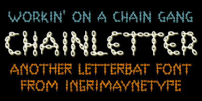 ChainLetter Font Poster 1