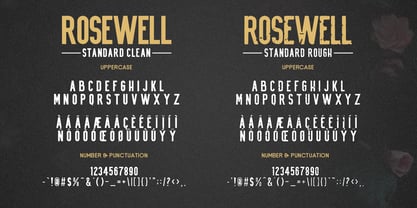 Rosewell Font Collection Fuente Póster 1