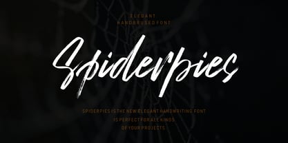 Spiderpies Font Poster 6