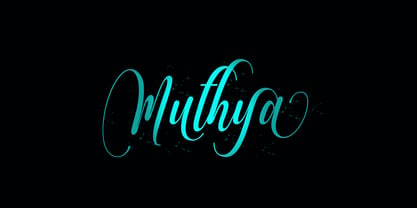 Muthya Font Poster 5