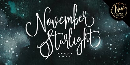 November Starlight Fuente Póster 1