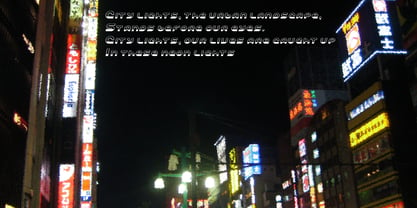 Shibuya Dancefloor Font Poster 2