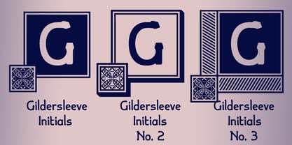 Gildersleeve Font Poster 1