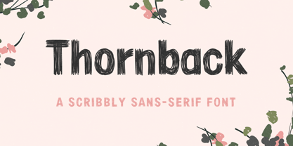 Thornback Font Poster 5