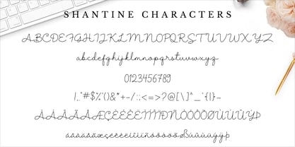 Shantine Font Poster 2