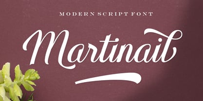 Martinail Font Poster 8