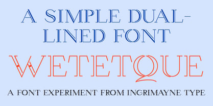 Wetetque Font Poster 2