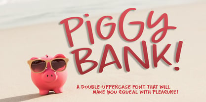 Piggy Bank Font Poster 7