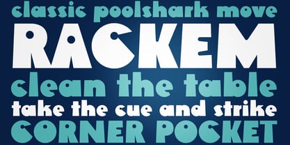 Rackem PB Font Poster 1