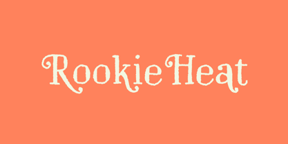 Rookie Heat Font Poster 8